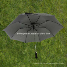 27 pulgadas negro plegable 2 EVA Handle paraguas abierto del automóvil (YS2F0009-2)